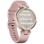 Смарт-годинник Garmin Lily, Cream Gold, Dust Rose (010-02384-13) - зменшене зображення 3