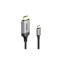 Кабель мультимедійний USB-C to HDMI 1.8m 4K 60Hz Choetech (CH0021-BK) - уменьшенное изображение 3