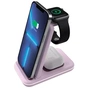 Зарядний пристрій Canyon WS-304 Foldable 3in1 Wireless charger Iced Pink (CNS-WCS304IP) - зменшене зображення 8