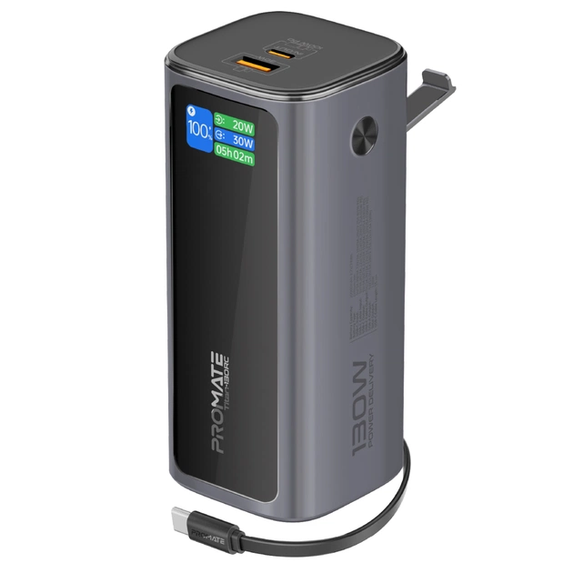 Батарея универсальная Promate 20000mAh PD/130W (titan-130rc) - изображение 1