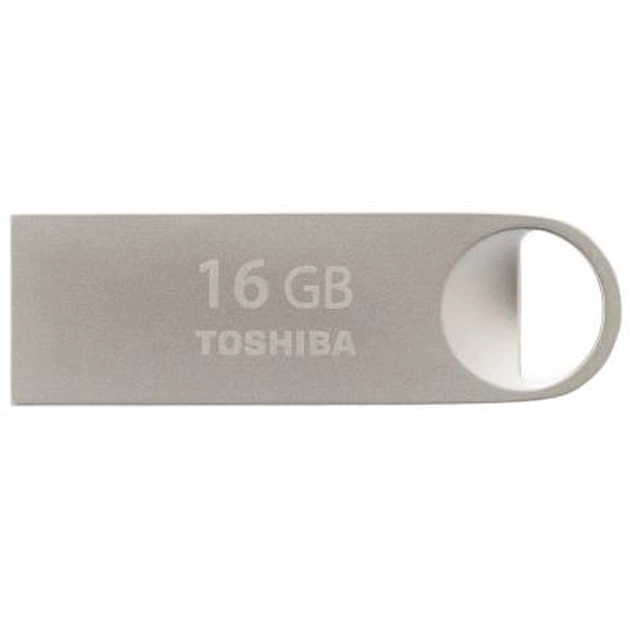 USB флеш накопичувач Toshiba 16GB Owari Metal USB 2.0 (THN-U401S0160E4) - изображение 1