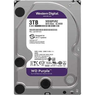 Жорсткий диск 3.5" 3TB WD (WD33PURZ) зображення 1