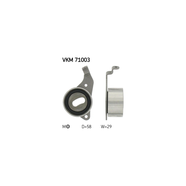 Ролик натягувача ременя SKF VKM 71003 - зображення 1