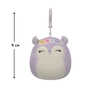 М'яка іграшка Squishmallows на кліпсі - Білка Сідні 9 см (SQCP00180) - зменшене зображення 2