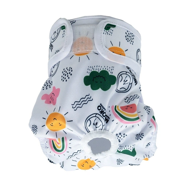 Підгузки для тварин MISOKO&CO багаторазові для собак-сук, S 3 шт. Луг (HAINMSK63964RIN) - изображение 4