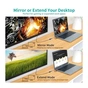 Переходник USB-C M to DisplayPort F 0.2m 4K60Hz gray Choetech (HUB-H11-GY-V2) - уменьшенное изображение 2