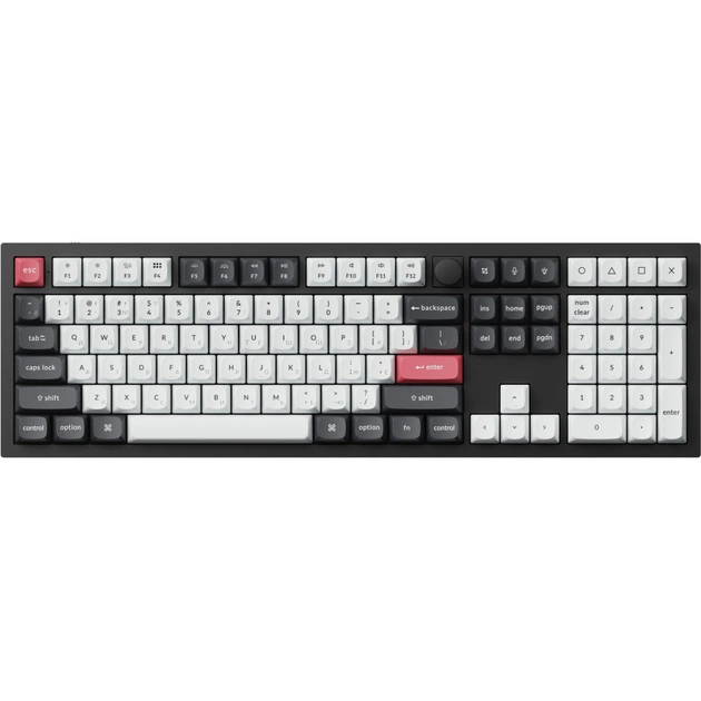 Клавіатура Keychron Q6 HE Magnetic Switch RGB UA Black (Q6H-M1-UA) - зображення 1