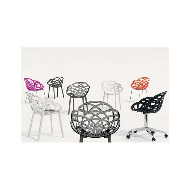 Кухонний стілець PAPATYA flora, матова червона цегла (2313) - picture 2