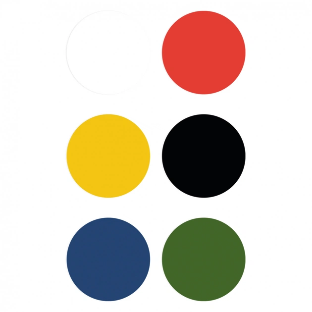 Гуашеві фарби Yes Orange Line 6 кольорів по 20 мл (230430) - picture 5