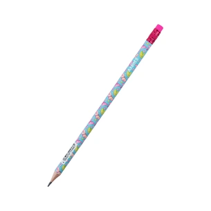 Олівець графітний Axent Summer Butterly круглий, з гумкою, НВ (9009/36-18-A) picture 1