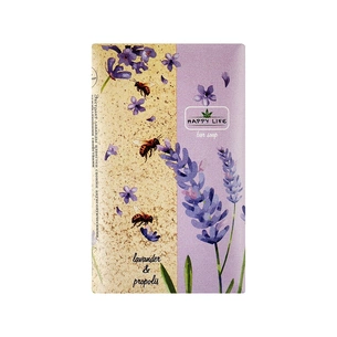 Тверде мило Happy Life Лаванда і прополіс 180 г (4823107604102) зображення 1