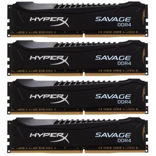 Модуль пам'яті для комп'ютера DDR4 32GB (4x8GB) 2133MHz Savage Blak Kingston Fury (ex.HyperX) (HX421C13SBK4/32) зображення 1