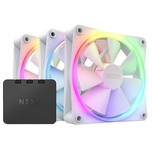 Кулер до корпусу NZXT F120RGB Triple (White) (RF-R12TF-W1) зображення 1