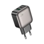 Зарядний пристрій BOROFONE BAS54A Absolute 1xUSB-C PD20W + 1xUSB QC3.0 Black (6941991116209) - уменьшенное изображение 4