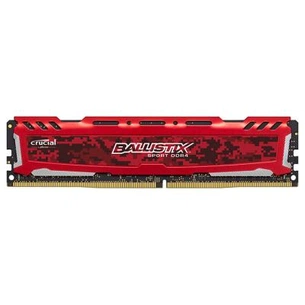 Модуль пам'яті для комп'ютера DDR4 8GB 2400 MHz Ballistix Sport LT Red Micron (BLS8G4D240FSEK) зображення 1