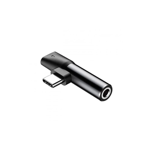 Перехідник USB-C M to USB-C F + 3.5mm F black Baseus (CATL41-01) - изображение 1