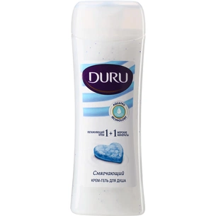 Гель для душу Duru 1+1 Крем та Морські мінерали 250 мл (8690506491628) зображення 1