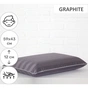 Подушка MirSon ортопедична 6047 Noble stripe Graphite Men 59х43х12 (2200003261707) - зменшене зображення 2