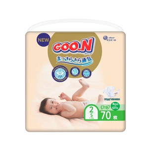 Підгузки GOO.N Premium Soft 4-8 кг розмір S на липучках 70 шт (863223) зображення 1