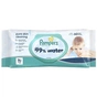 Дитячі вологі серветки Pampers 99 Water, 60 шт (8006530116558) - зменшене зображення 1