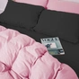 Постільна білизна MirSon 002-008 Black/Pink Фланель 2x143x210 Сімейний (2200009661877) - зменшене зображення 4