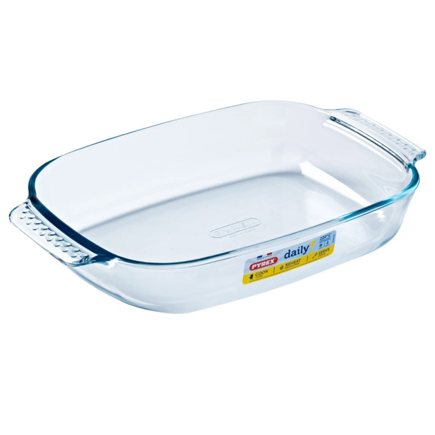 Форма для випікання Pyrex Daily прямокутна 35 х 23 х 6 см 2.7 л (231B000/3646) - зображення 1