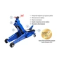Домкрат Vitol DP-25025B/T83006B, подкатный, гидравлический, 3т, min 150мм, max 530мм, надставка (DP-25025B) - уменьшенное изображение 6
