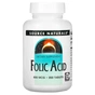 Вітамін Source Naturals Фолієва кислота, 800 мкг, Folic Acid, 200 таблеток (SN1327) - зменшене зображення 1