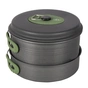Набір туристичного посуду Bo-Camp Explorer 4 Pieces Hard Anodized Grey/Green (2200244) - зменшене зображення 3