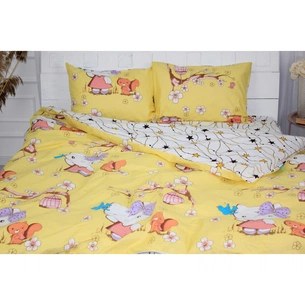 Постільна білизна MirSon Бязь Ranforce Elite 17-0524 Kitty King Size (2200004706924) зображення 1