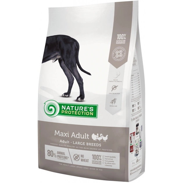 Сухой корм для собак Nature's Protection Maxi Adult Large breeds 4 кг (NPS45741) - изображение 1