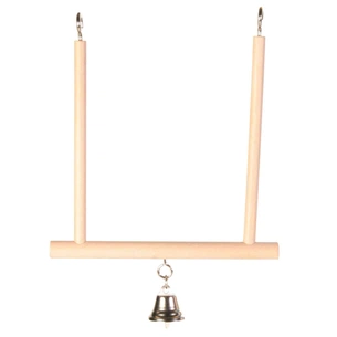 Іграшка для птахів Trixie Гойдалка з дзвіночком 12x13 см (4011905058306) зображення 1