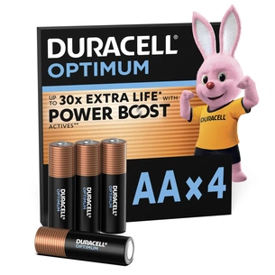 Батарейка Duracell Optimum AA лужні 4 шт. в упаковці (5015595) зображення 1