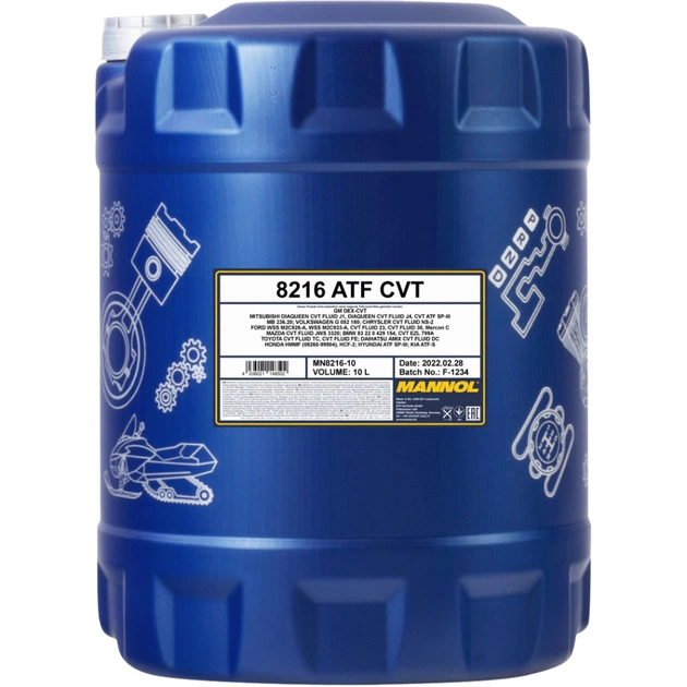 Трансмісійна олива Mannol 8216 O.E.M. for CVT 10л (MN8216-10) - изображение 1