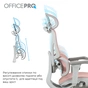 Кресло офисное OfficePro Elite OC950GLP Gray/Light Pink - уменьшенное изображение 4