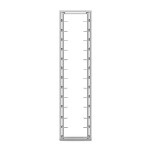 Стойка 19" 60кВт (3U х 12+1мест) для BOS-GM5.1-серии Deye 3U-HRACK (составляющая комплекта) изображение 1