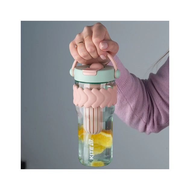 Пляшка для води Kite 900 мл м'ятно-рожевий (K25-1231-3) - picture 8