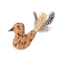 Іграшка для котів Eastland Пташка з котячою м'ятою із натуральної пробки та плюшу 7х6.5 см (6970115703070) - зменшене зображення 1