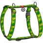Шлея для собак WAUDOG Nylon з QR паспортом анатомічна H-подібна "Авокадо" M (5550) - уменьшенное изображение 1