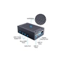 Корпус для Мікро ПК Pi HUT Raspberry Pi 4 aluminum black (102501) - зменшене зображення 3
