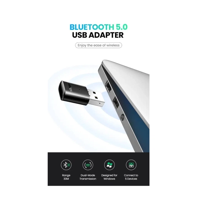 Bluetooth-адаптер Ugreen CM390 USB Bluetooth 5.0 Adapter (80889) - picture 2