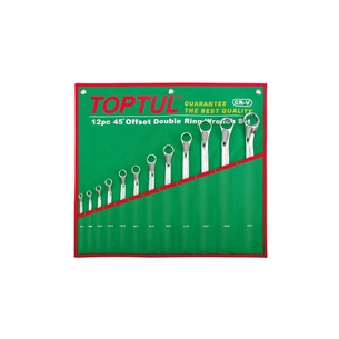 Ключ Toptul накидний 6-32 мм (кут 45 °) 12шт. (GAAA1202) зображення 1