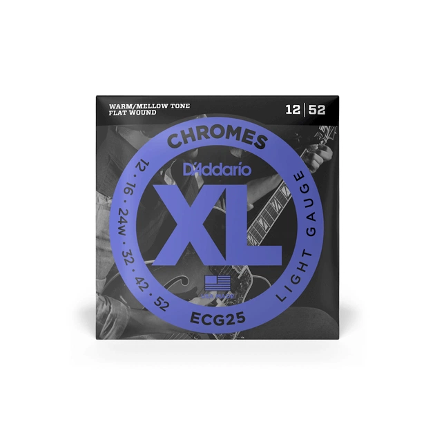 Струни для гітари D'Addario XL Chromes Light (12-52) (ECG25) - picture 1