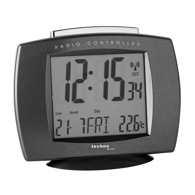 Настільний годинник Technoline WT189 Anthracite (WT189 anthrazit) (DAS301807) - зображення 1