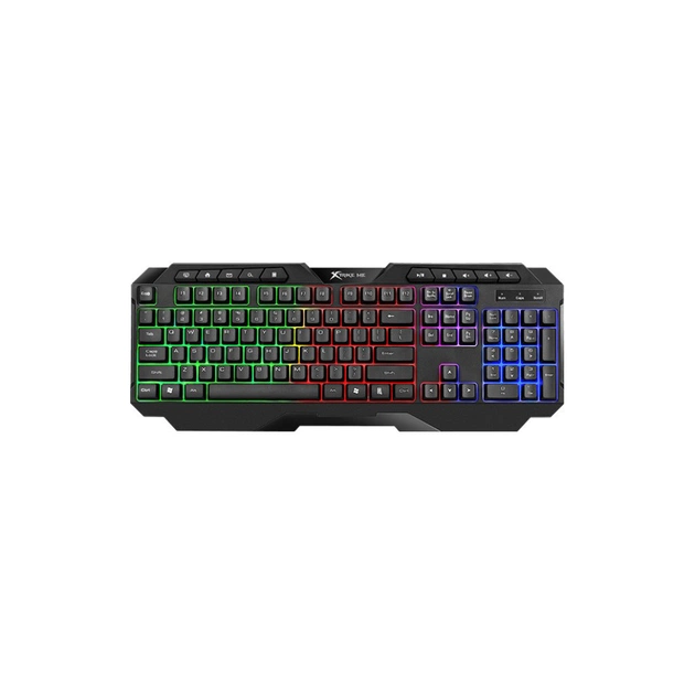 Клавіатура Xtrike ME KB-306 LED USB UA Black (KB-306UA) - зображення 1