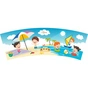 Игрушка для песка Tigres Summer 6 элементов с мельницей и термонаклейкой (39909) - уменьшенное изображение 3