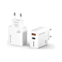 Зарядное устройство Grand-X GaN 1xUSB-C + 1xUSB QC3.0 45W white (CH-460W) - уменьшенное изображение 4