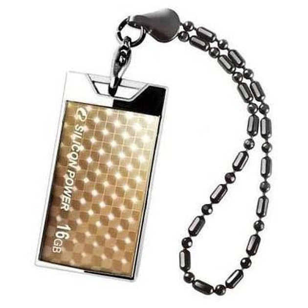 USB флеш накопичувач Silicon Power 16Gb Touch 851 gold (SP016GBUF2851V1G) - изображение 1