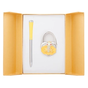 Ручка кулькова Langres набір ручка + гачок для сумки Fairy Tale Жовтий (LS.122027-08) зображення 1