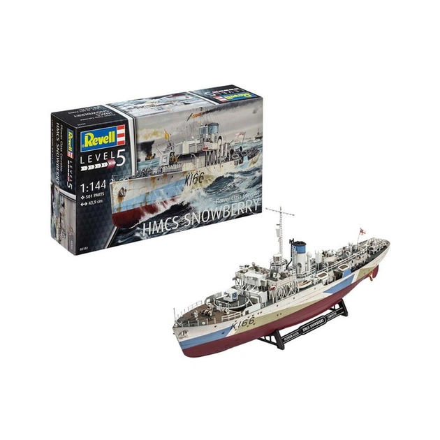 Збірна модель Revell Корвет класу Флауер «HMCS Snowberry», рівень 5, 1:144 (RVL-05132) - изображение 1